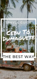 Cebu To Dumaguete