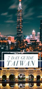Taiwan Itinerary 7 days