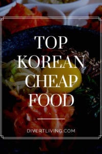 Cheap Korean Food